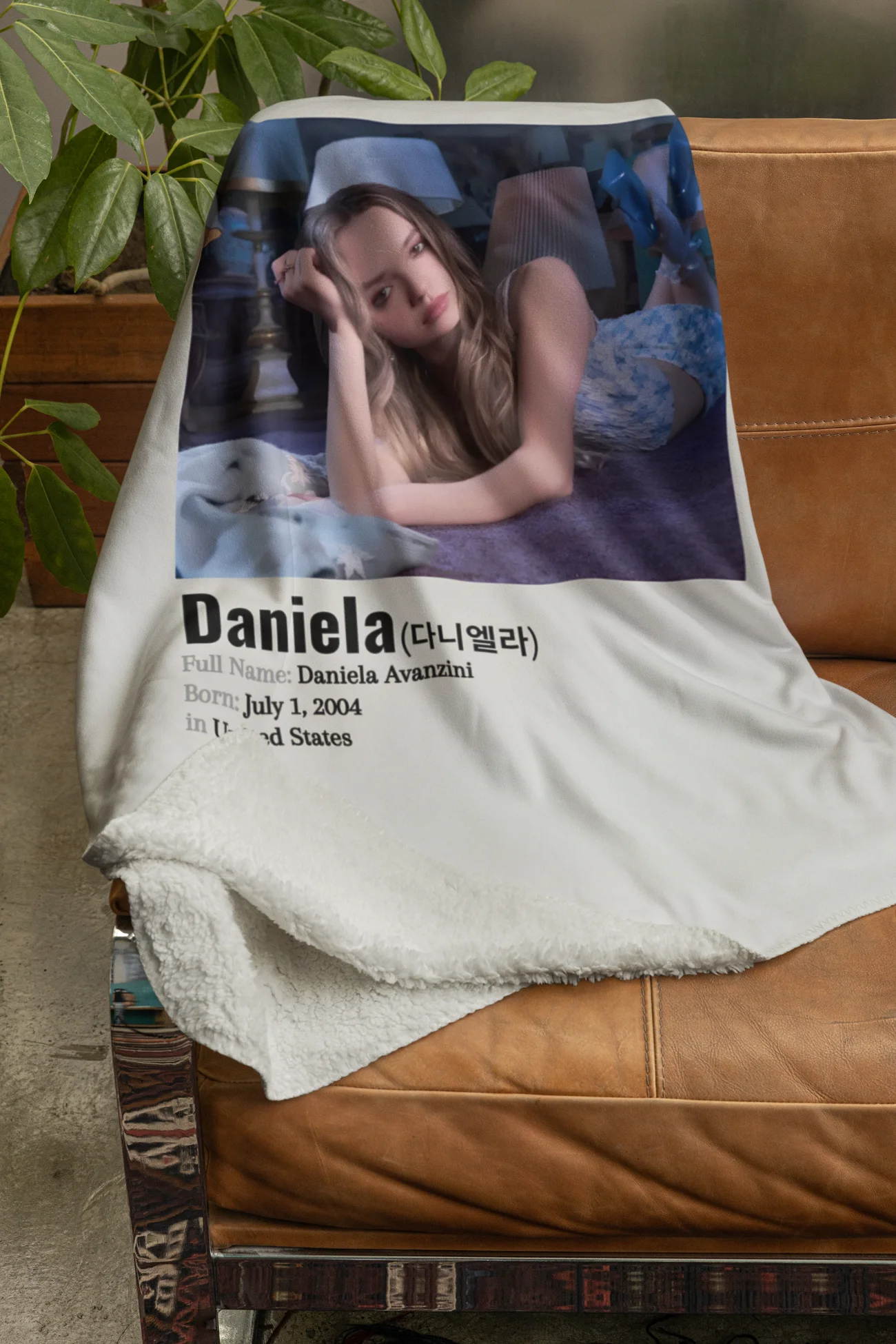 Katseye Daniela blanket