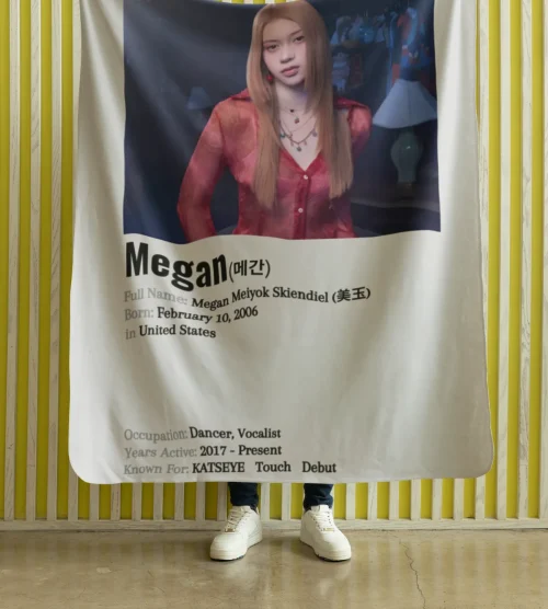 Katseye Megan Blanket #2