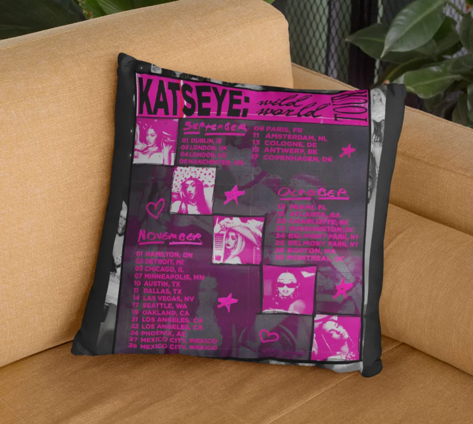 Katseye Wild Pillowcases