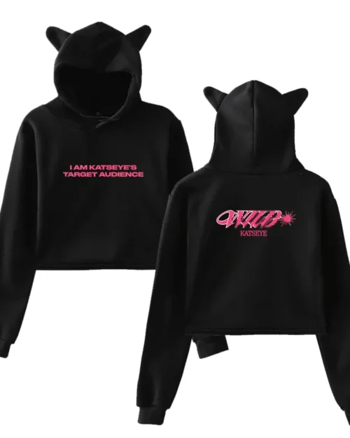 KATSEYE Wild Target Audience Cropped Hoodie